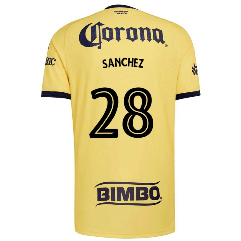 Danxen Kvinnor Érick Sánchez #28 Gul Röd Svart Hemmatröja Matchtröjor 2026/27 Tröjor T-Tröja
