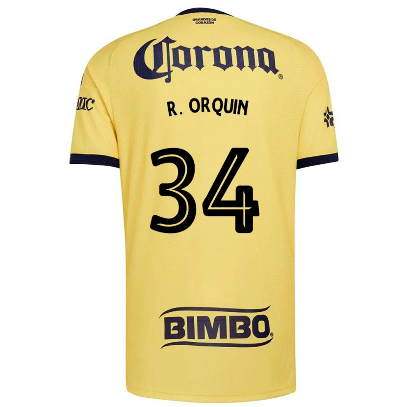 Danxen Kvinnor Ralph Orquin #34 Gul Röd Svart Hemmatröja Matchtröjor 2026/27 Tröjor T-Tröja