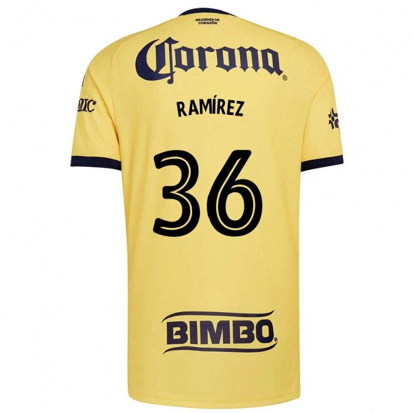 Danxen Kvinnor Miguel Ramírez #36 Gul Röd Svart Hemmatröja Matchtröjor 2026/27 Tröjor T-Tröja