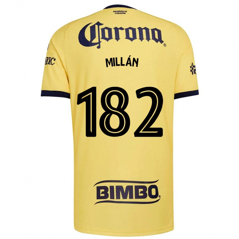 Danxen Kvinnor Daniel Millán #182 Gul Röd Svart Hemmatröja Matchtröjor 2026/27 Tröjor T-Tröja