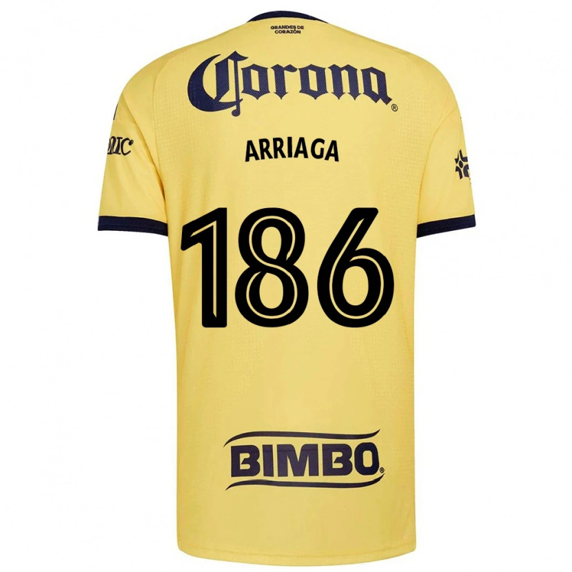 Danxen Kvinnor Diego Arriaga #186 Gul Röd Svart Hemmatröja Matchtröjor 2026/27 Tröjor T-Tröja