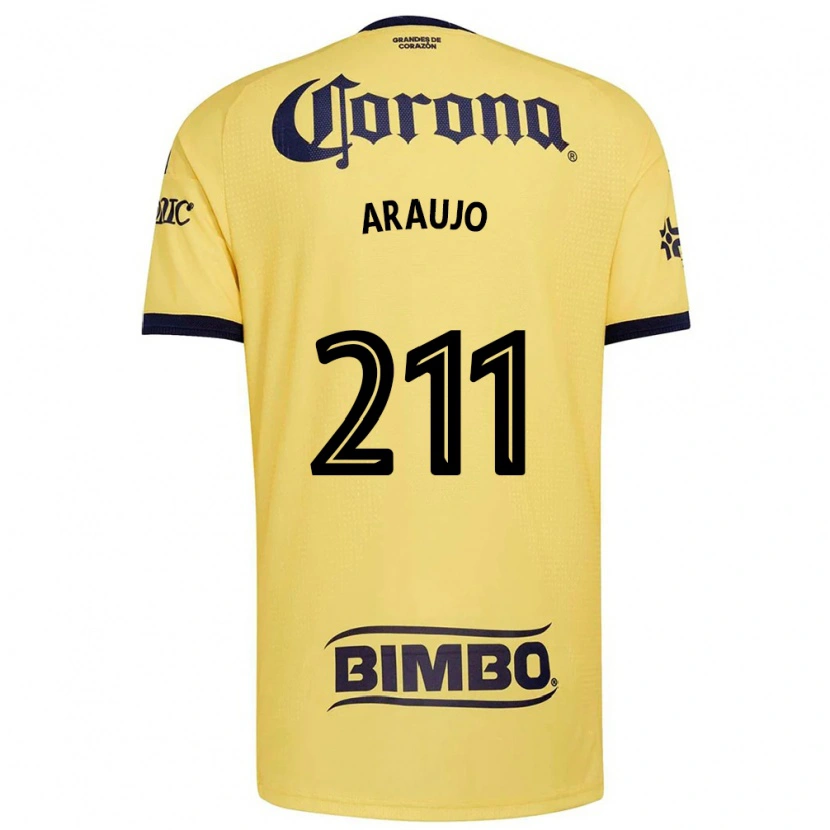 Danxen Kvinnor Andrés Araujo #211 Gul Röd Svart Hemmatröja Matchtröjor 2026/27 Tröjor T-Tröja