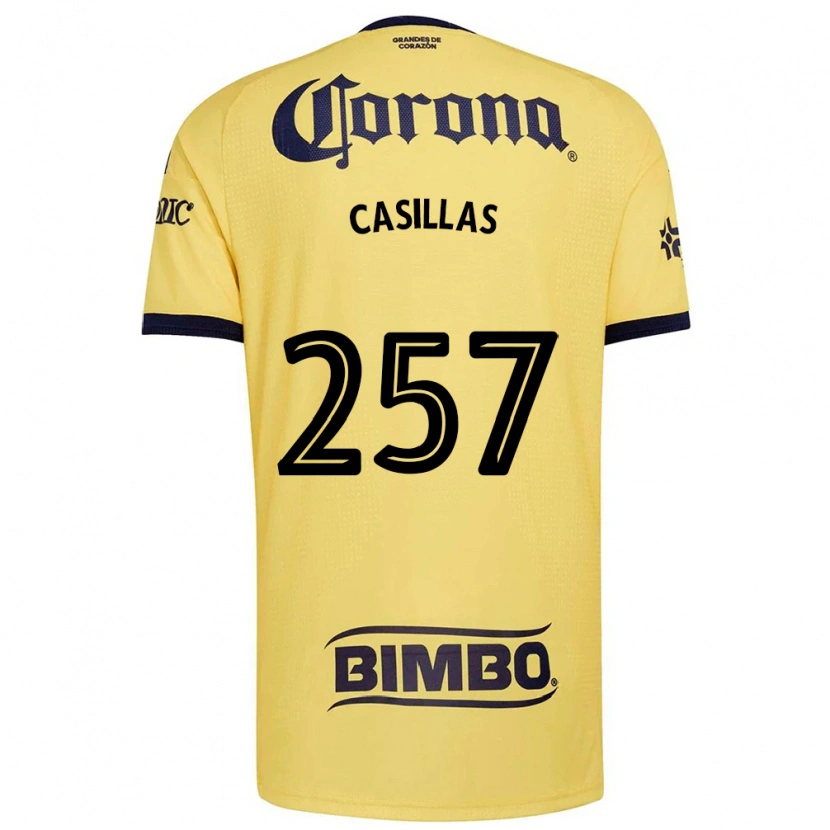 Danxen Kvinnor Iván Casillas #257 Gul Röd Svart Hemmatröja Matchtröjor 2026/27 Tröjor T-Tröja