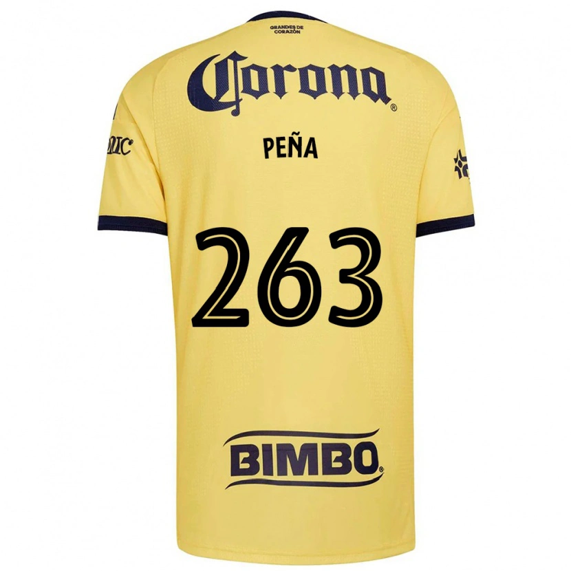Danxen Kvinnor Nicolás Peña #263 Gul Röd Svart Hemmatröja Matchtröjor 2026/27 Tröjor T-Tröja