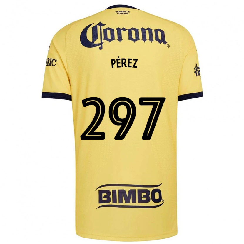 Danxen Kvinnor Froylan Pérez #297 Gul Röd Svart Hemmatröja Matchtröjor 2026/27 Tröjor T-Tröja