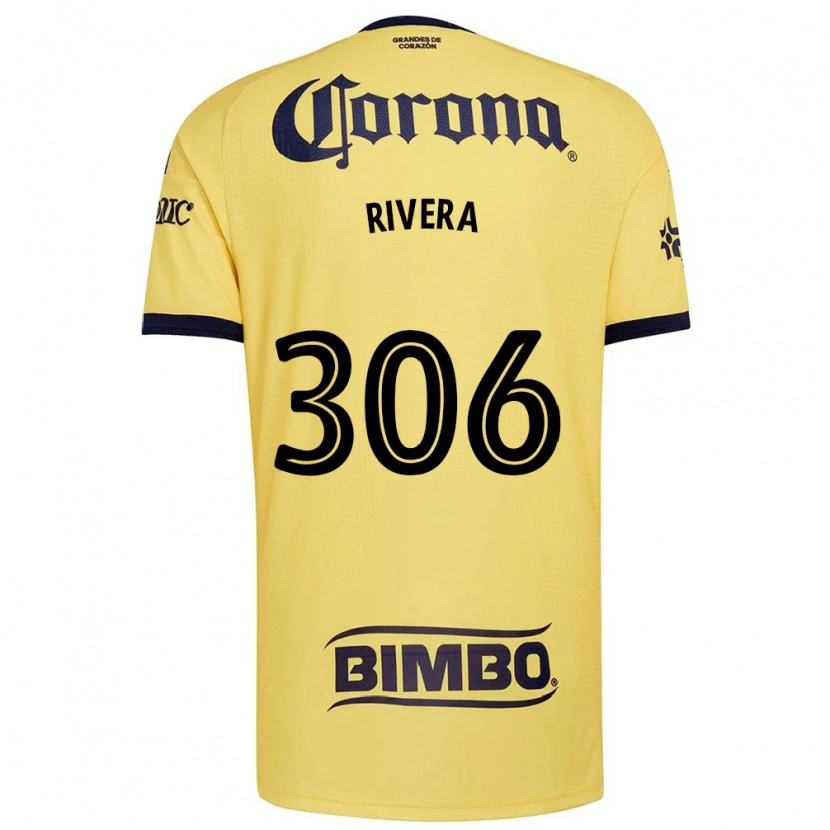 Danxen Kvinnor Miguel Rivera #306 Gul Röd Svart Hemmatröja Matchtröjor 2026/27 Tröjor T-Tröja