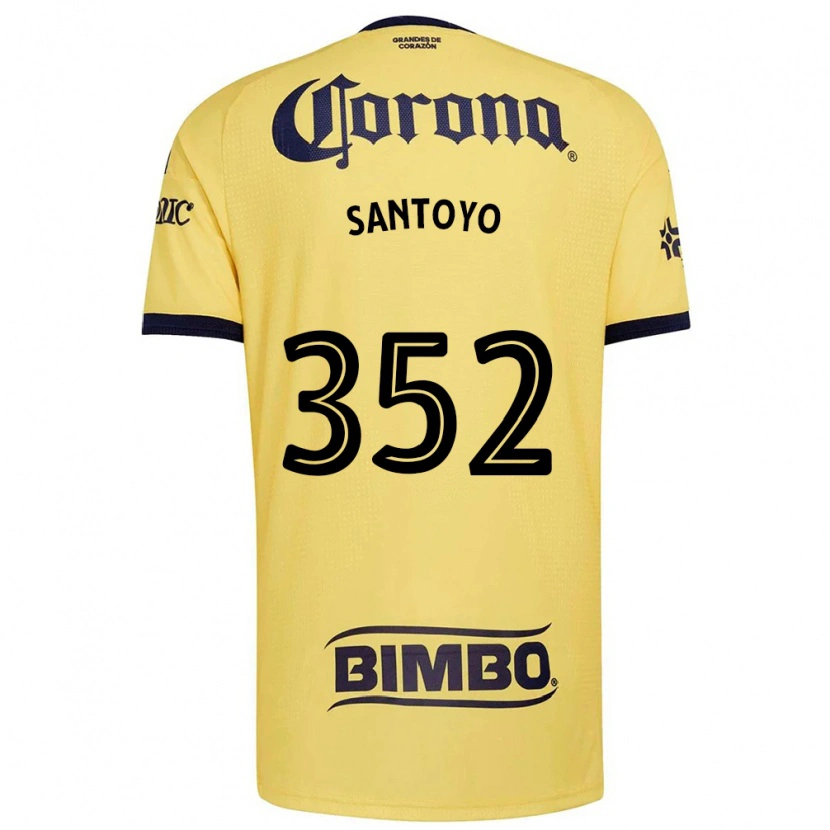 Danxen Kvinnor Julio Santoyo #352 Gul Röd Svart Hemmatröja Matchtröjor 2026/27 Tröjor T-Tröja