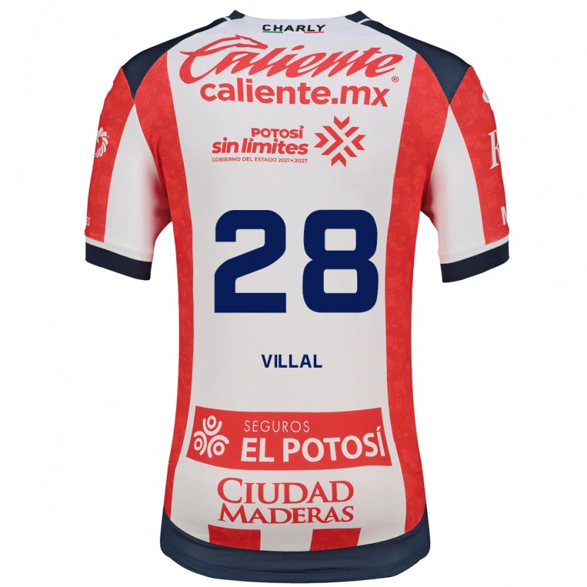 Danxen Kvinnor Jonantán Villal #28 Röd Vit Svart Hemmatröja Matchtröjor 2026/27 Tröjor T-Tröja