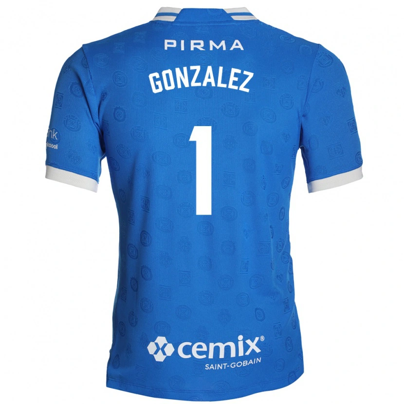 Danxen Kvinnor Itzayana Gonzalez #1 Blå Vit Röd Hemmatröja Matchtröjor 2026/27 Tröjor T-Tröja