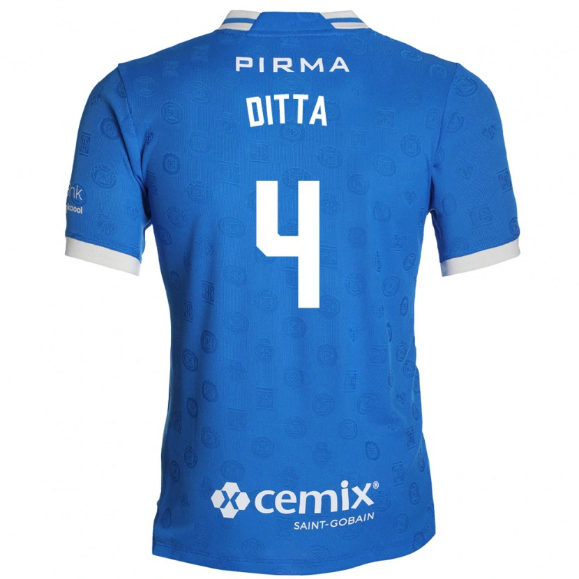 Danxen Kvinnor Willer Ditta #4 Blå Vit Röd Hemmatröja Matchtröjor 2026/27 Tröjor T-Tröja