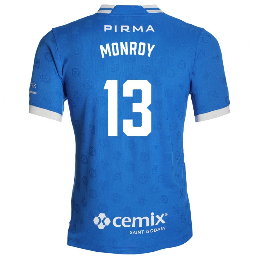 Danxen Kvinnor Daniela Monroy #13 Blå Vit Röd Hemmatröja Matchtröjor 2026/27 Tröjor T-Tröja