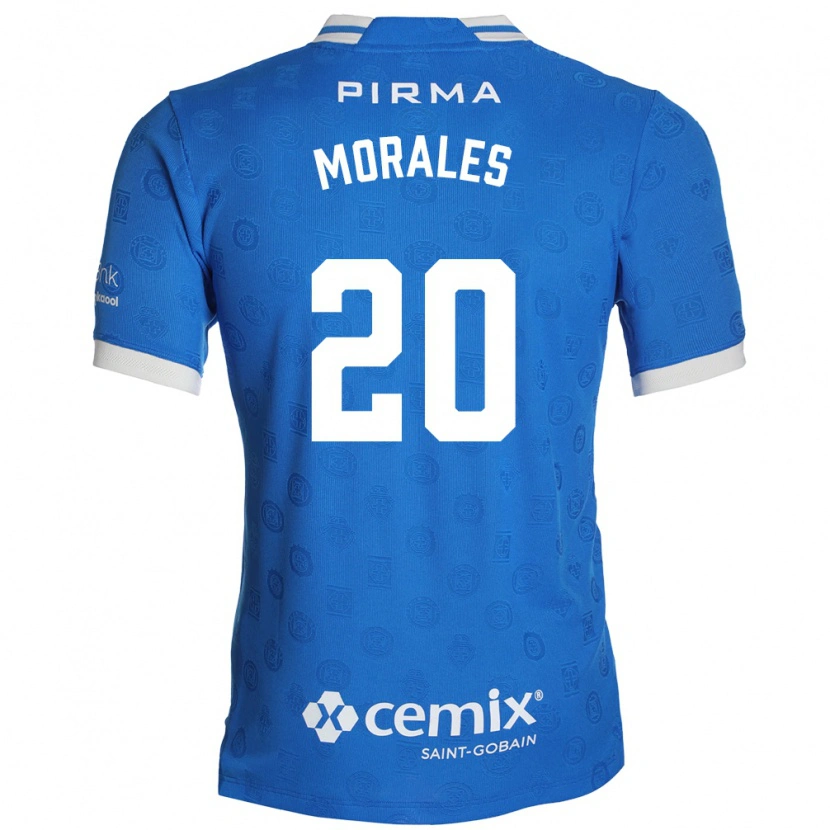 Danxen Kvinnor Ivan Morales #20 Blå Vit Röd Hemmatröja Matchtröjor 2026/27 Tröjor T-Tröja