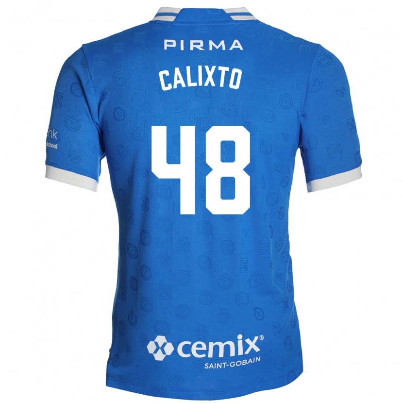 Danxen Kvinnor Nicolás Calixto #48 Blå Vit Röd Hemmatröja Matchtröjor 2026/27 Tröjor T-Tröja