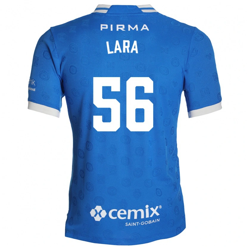 Danxen Kvinnor Jesús Lara #56 Blå Vit Röd Hemmatröja Matchtröjor 2026/27 Tröjor T-Tröja