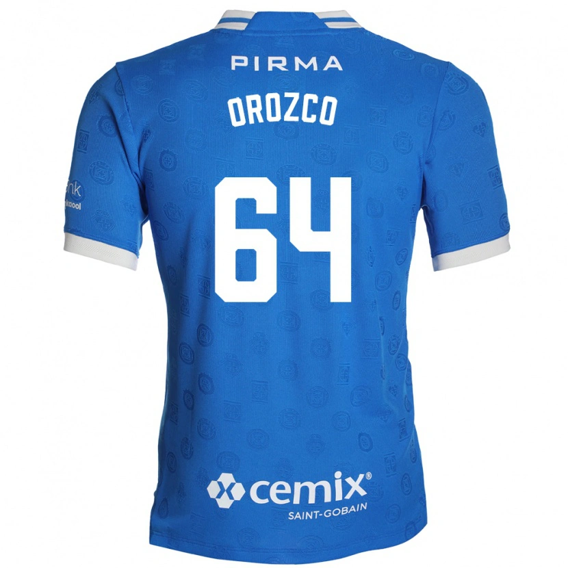 Danxen Kvinnor Fabrizzio Orozco #64 Blå Vit Röd Hemmatröja Matchtröjor 2026/27 Tröjor T-Tröja