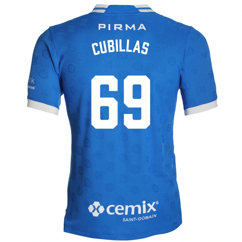 Danxen Kvinnor Andre Cubillas #69 Blå Vit Röd Hemmatröja Matchtröjor 2026/27 Tröjor T-Tröja