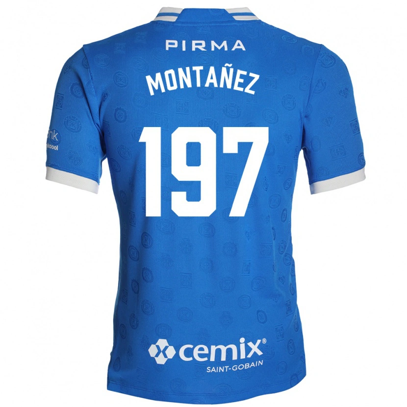 Danxen Kvinnor Humberto Montañez #197 Blå Vit Röd Hemmatröja Matchtröjor 2026/27 Tröjor T-Tröja