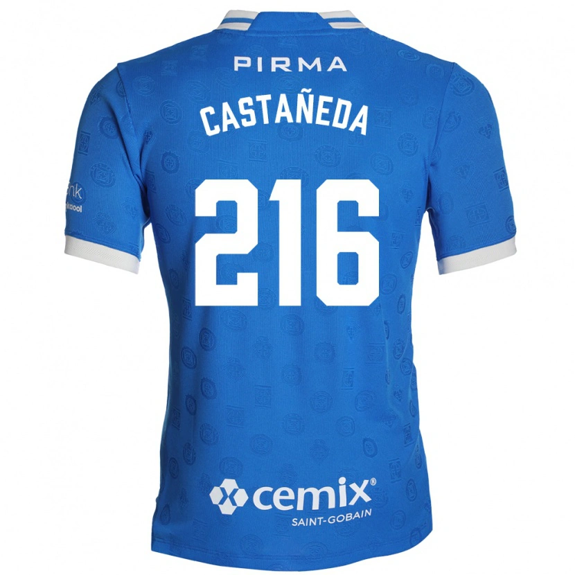 Danxen Kvinnor Ian Castañeda #216 Blå Vit Röd Hemmatröja Matchtröjor 2026/27 Tröjor T-Tröja