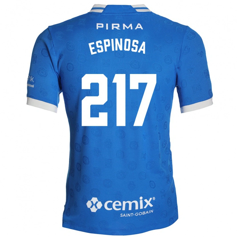 Danxen Kvinnor Samuel Espinosa #217 Blå Vit Röd Hemmatröja Matchtröjor 2026/27 Tröjor T-Tröja