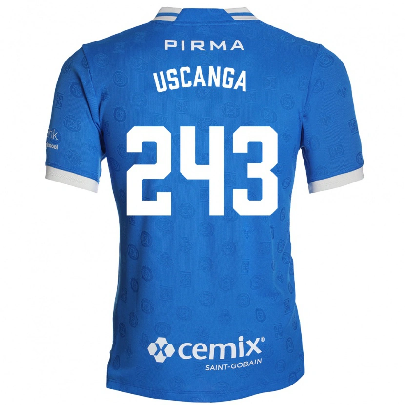 Danxen Kvinnor Rubén Uscanga #243 Blå Vit Röd Hemmatröja Matchtröjor 2026/27 Tröjor T-Tröja