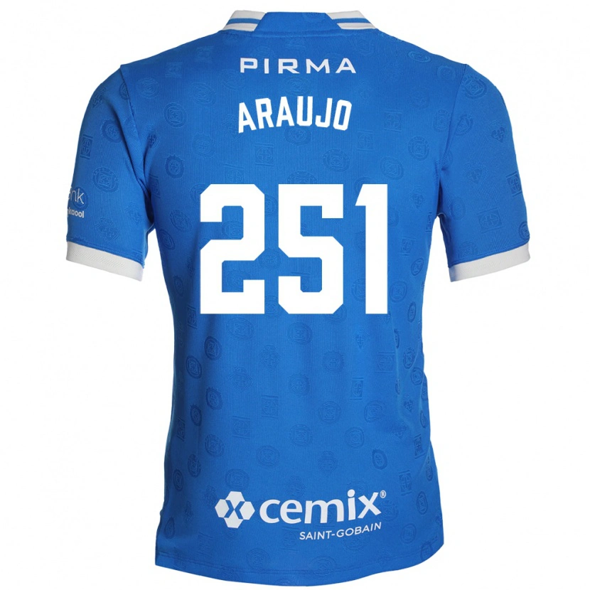 Danxen Kvinnor Francisco Araujo #251 Blå Vit Röd Hemmatröja Matchtröjor 2026/27 Tröjor T-Tröja