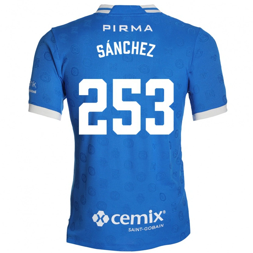 Danxen Kvinnor Pablo Sánchez #253 Blå Vit Röd Hemmatröja Matchtröjor 2026/27 Tröjor T-Tröja
