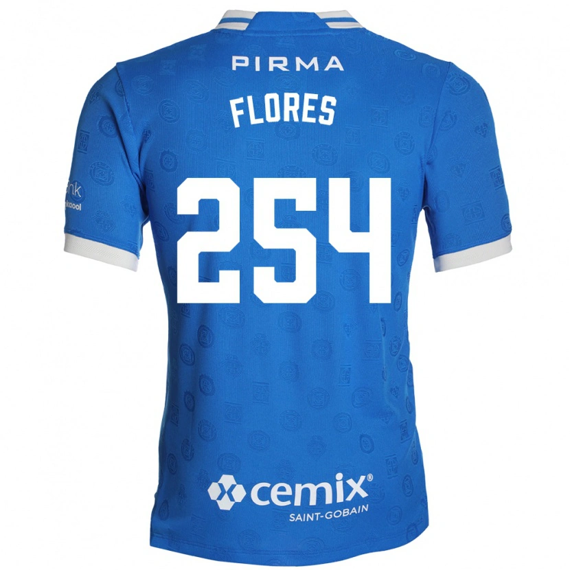 Danxen Kvinnor Derek Flores #254 Blå Vit Röd Hemmatröja Matchtröjor 2026/27 Tröjor T-Tröja