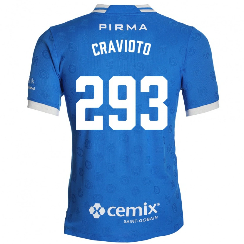Danxen Kvinnor Aldo Cravioto #293 Blå Vit Röd Hemmatröja Matchtröjor 2026/27 Tröjor T-Tröja