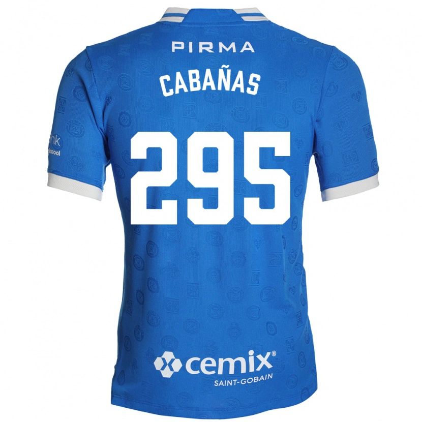 Danxen Kvinnor Diego Cabañas #295 Blå Vit Röd Hemmatröja Matchtröjor 2026/27 Tröjor T-Tröja