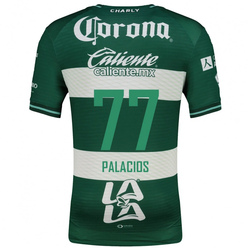 Danxen Kvinnor Kevin Palacios #77 Grön Vit Hemmatröja Matchtröjor 2026/27 Tröjor T-Tröja