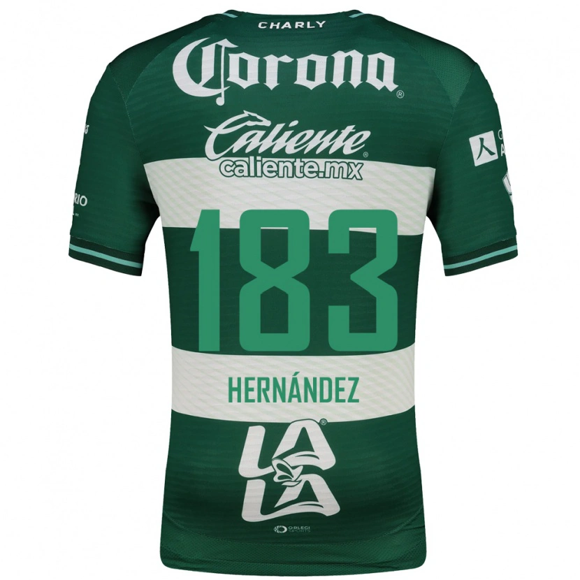 Danxen Kvinnor Óscar Hernández #183 Grön Vit Hemmatröja Matchtröjor 2026/27 Tröjor T-Tröja