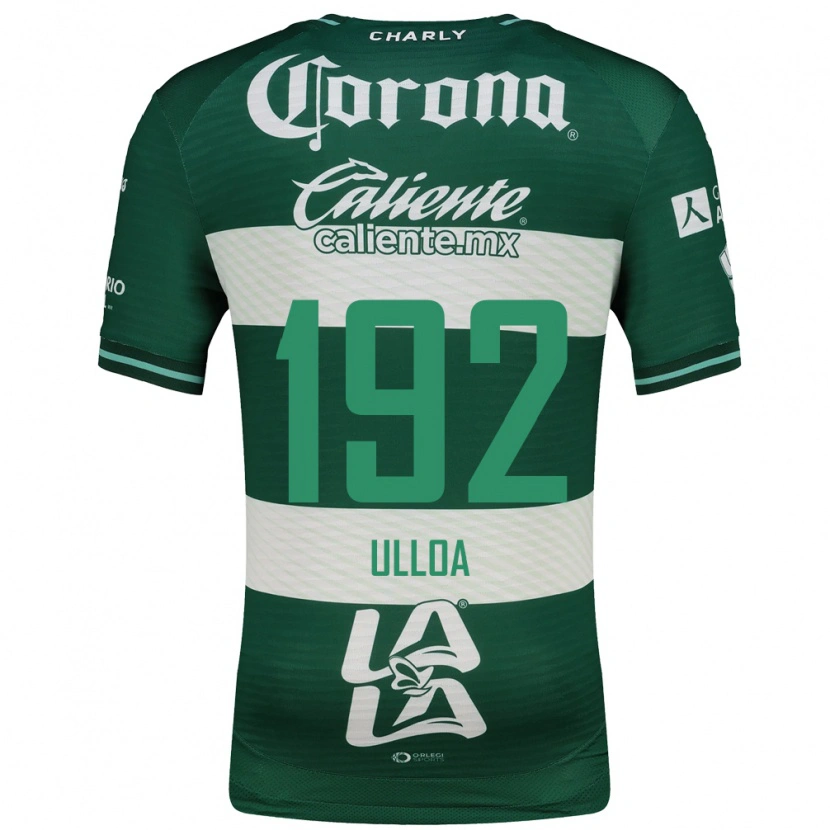 Danxen Kvinnor José Ulloa #192 Grön Vit Hemmatröja Matchtröjor 2026/27 Tröjor T-Tröja