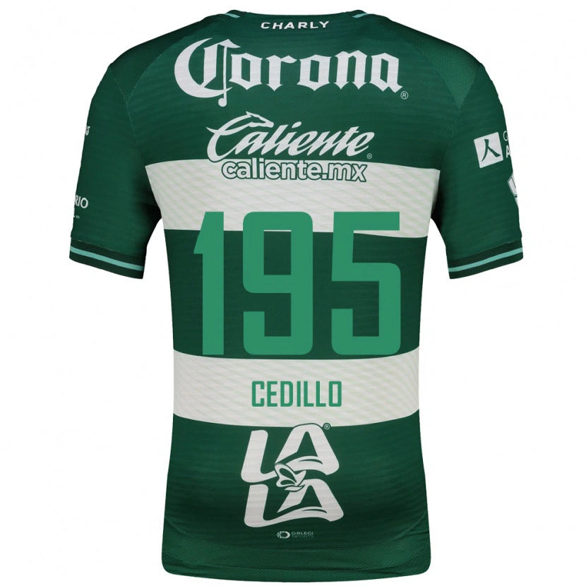 Danxen Kvinnor Nelson Cedillo #195 Grön Vit Hemmatröja Matchtröjor 2026/27 Tröjor T-Tröja