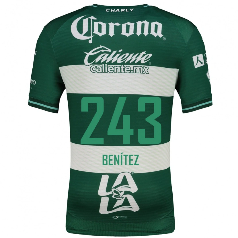 Danxen Kvinnor Gianluca Benítez #243 Grön Vit Hemmatröja Matchtröjor 2026/27 Tröjor T-Tröja