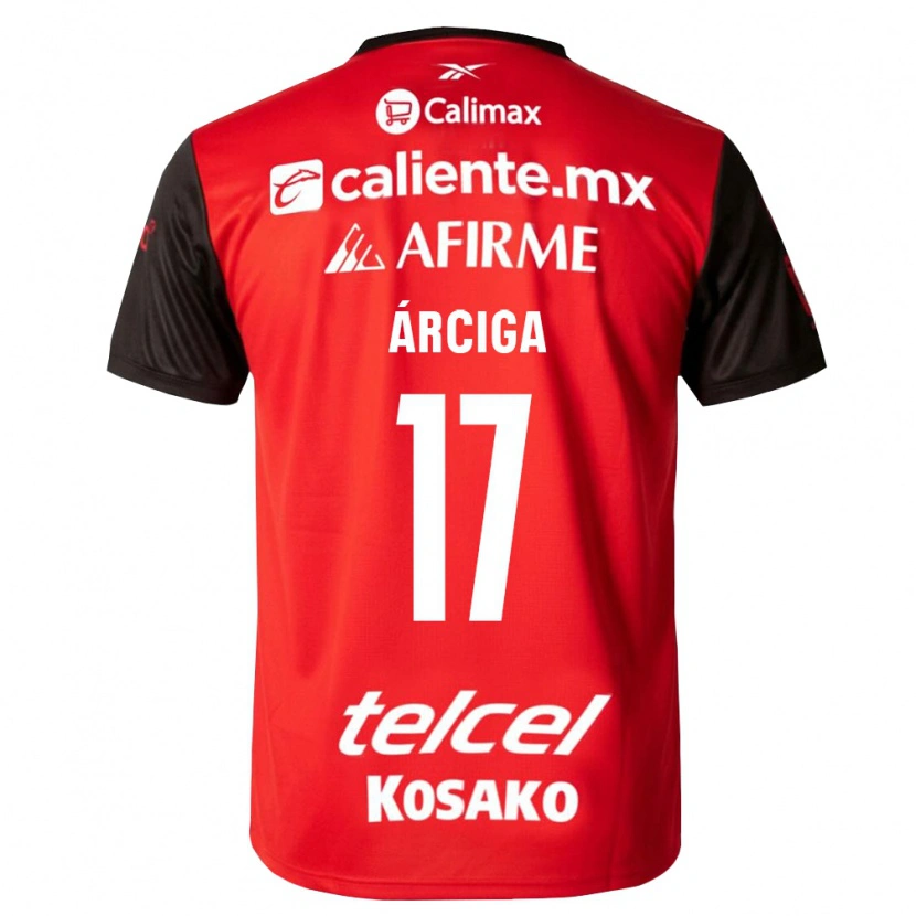 Danxen Kvinnor Ramiro Árciga #17 Svart Röd Hemmatröja Matchtröjor 2026/27 Tröjor T-Tröja