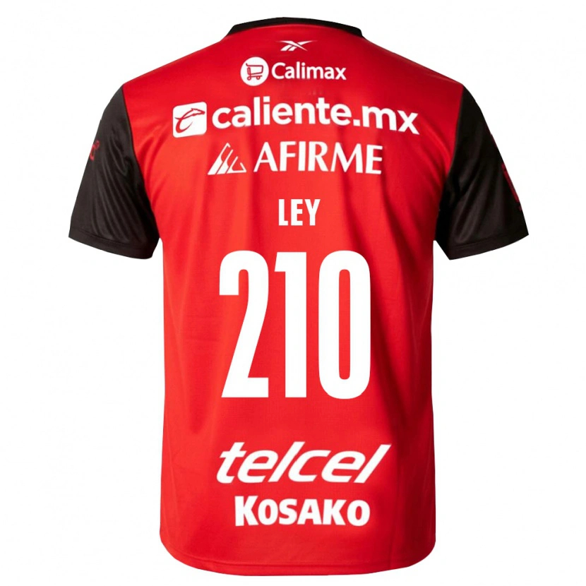 Danxen Kvinnor Emanuel Ley #210 Svart Röd Hemmatröja Matchtröjor 2026/27 Tröjor T-Tröja