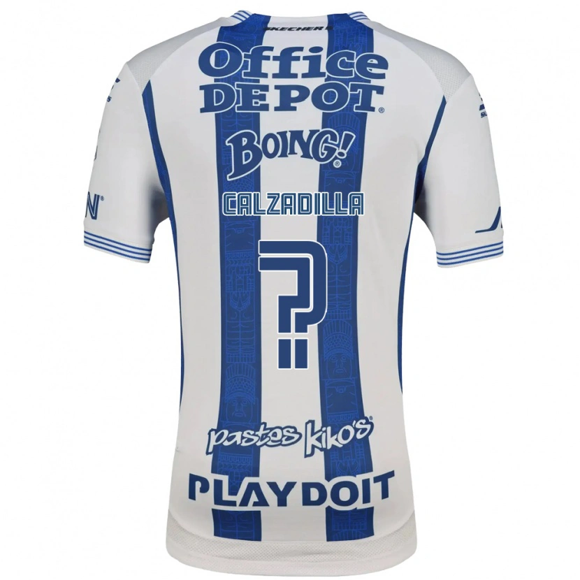 Danxen Kvinnor Luis Calzadilla #0 Vit Marinblå Hemmatröja Matchtröjor 2026/27 Tröjor T-Tröja