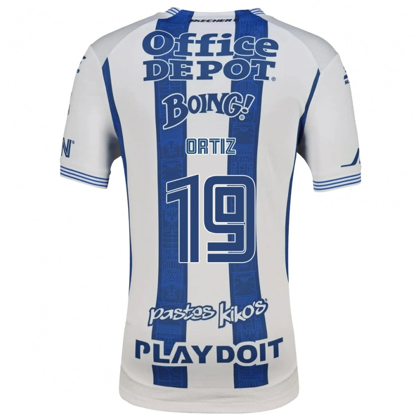 Danxen Kvinnor Celso Ortiz #19 Vit Marinblå Hemmatröja Matchtröjor 2026/27 Tröjor T-Tröja