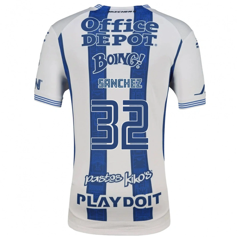 Danxen Kvinnor Luis Sanchez #32 Vit Marinblå Hemmatröja Matchtröjor 2026/27 Tröjor T-Tröja
