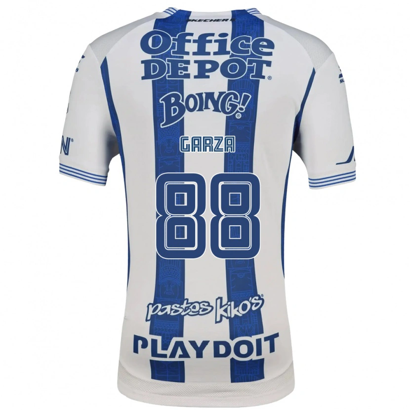 Danxen Kvinnor Adrián Garza #88 Vit Marinblå Hemmatröja Matchtröjor 2026/27 Tröjor T-Tröja