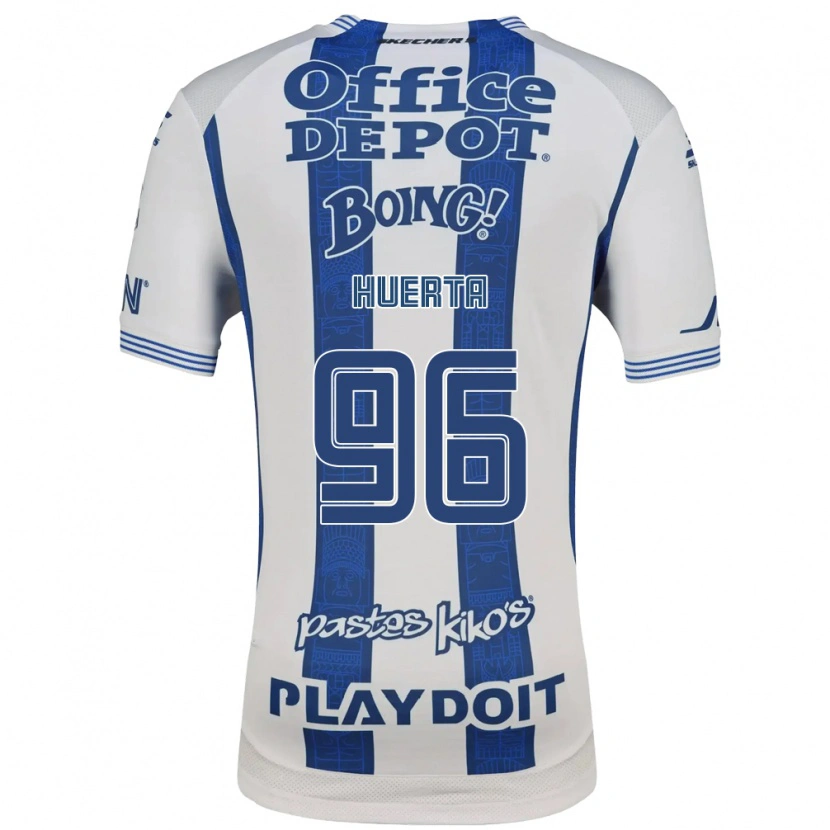 Danxen Kvinnor Edwin Huerta #96 Vit Marinblå Hemmatröja Matchtröjor 2026/27 Tröjor T-Tröja