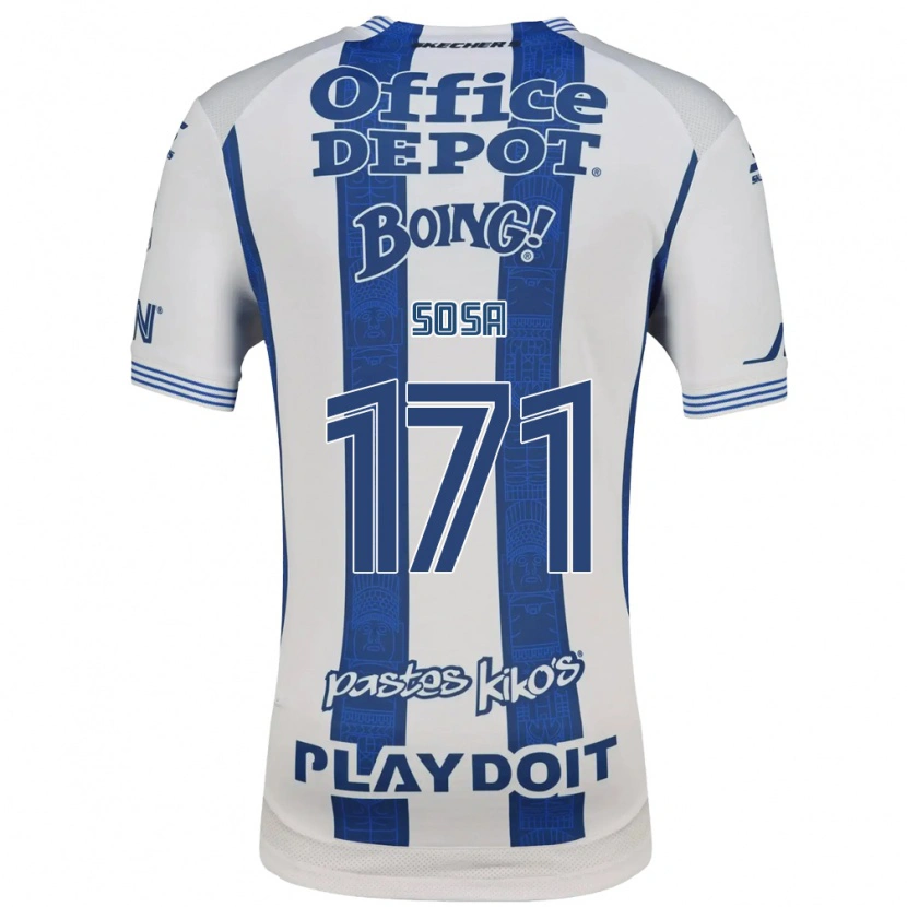 Danxen Kvinnor Sebastián Sosa #171 Vit Marinblå Hemmatröja Matchtröjor 2026/27 Tröjor T-Tröja