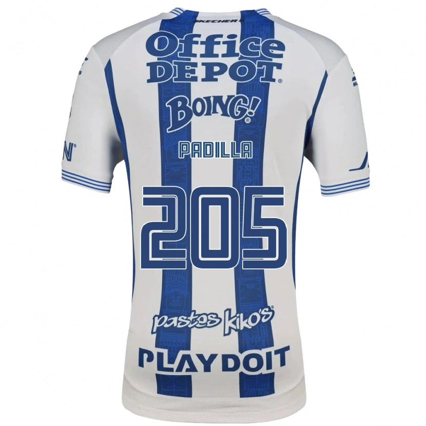 Danxen Kvinnor Ángel Padilla #205 Vit Marinblå Hemmatröja Matchtröjor 2026/27 Tröjor T-Tröja