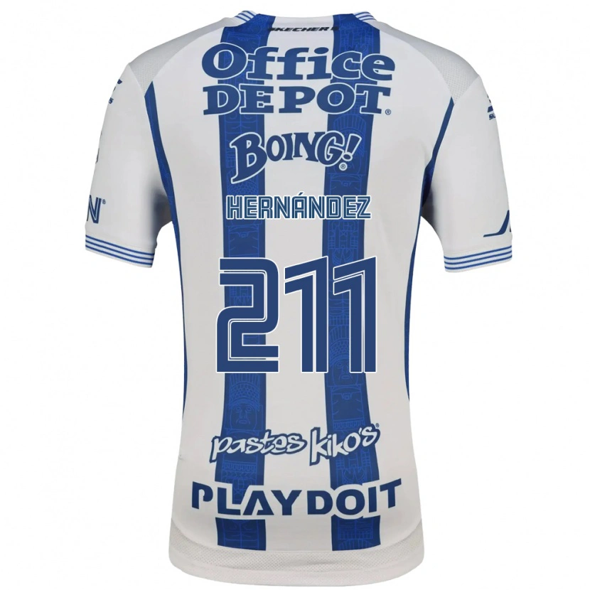 Danxen Kvinnor Cristóbal Hernández #211 Vit Marinblå Hemmatröja Matchtröjor 2026/27 Tröjor T-Tröja