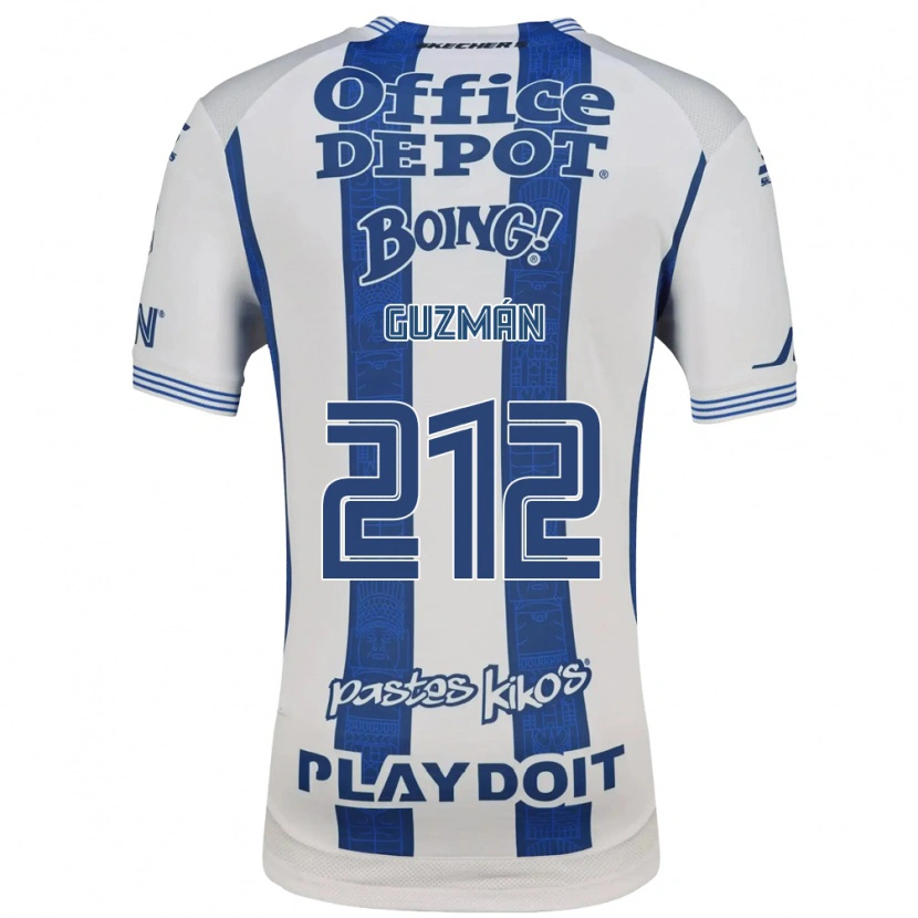 Danxen Kvinnor Enrique Guzmán #212 Vit Marinblå Hemmatröja Matchtröjor 2026/27 Tröjor T-Tröja