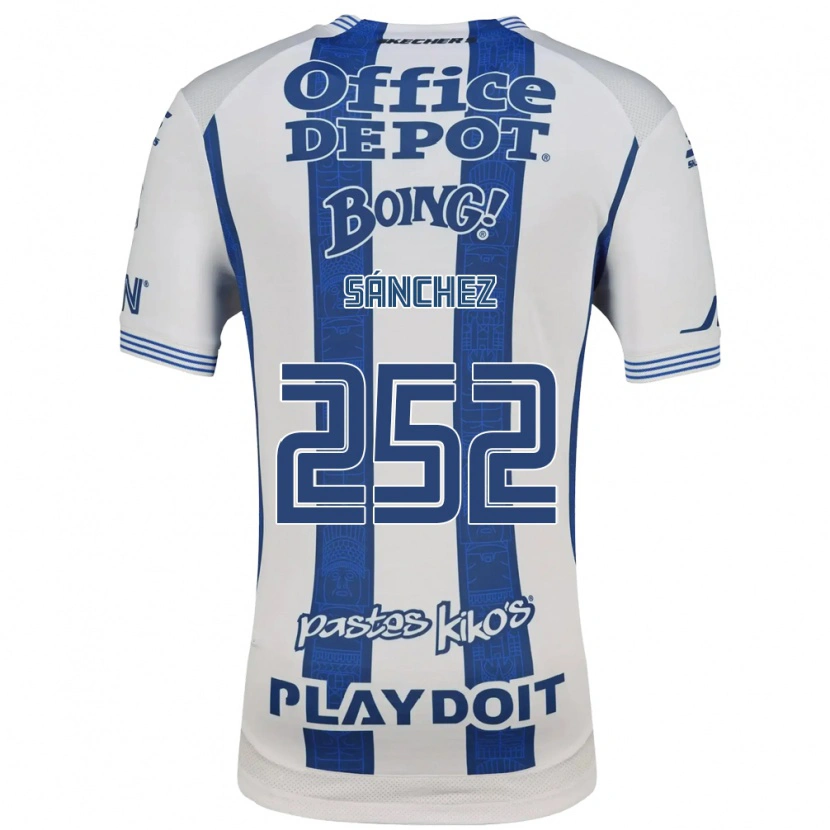 Danxen Kvinnor Eliud Sánchez #252 Vit Marinblå Hemmatröja Matchtröjor 2026/27 Tröjor T-Tröja