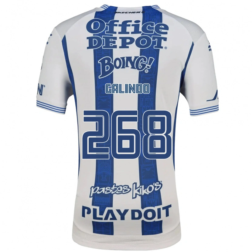 Danxen Kvinnor Alfonso Galindo #268 Vit Marinblå Hemmatröja Matchtröjor 2026/27 Tröjor T-Tröja