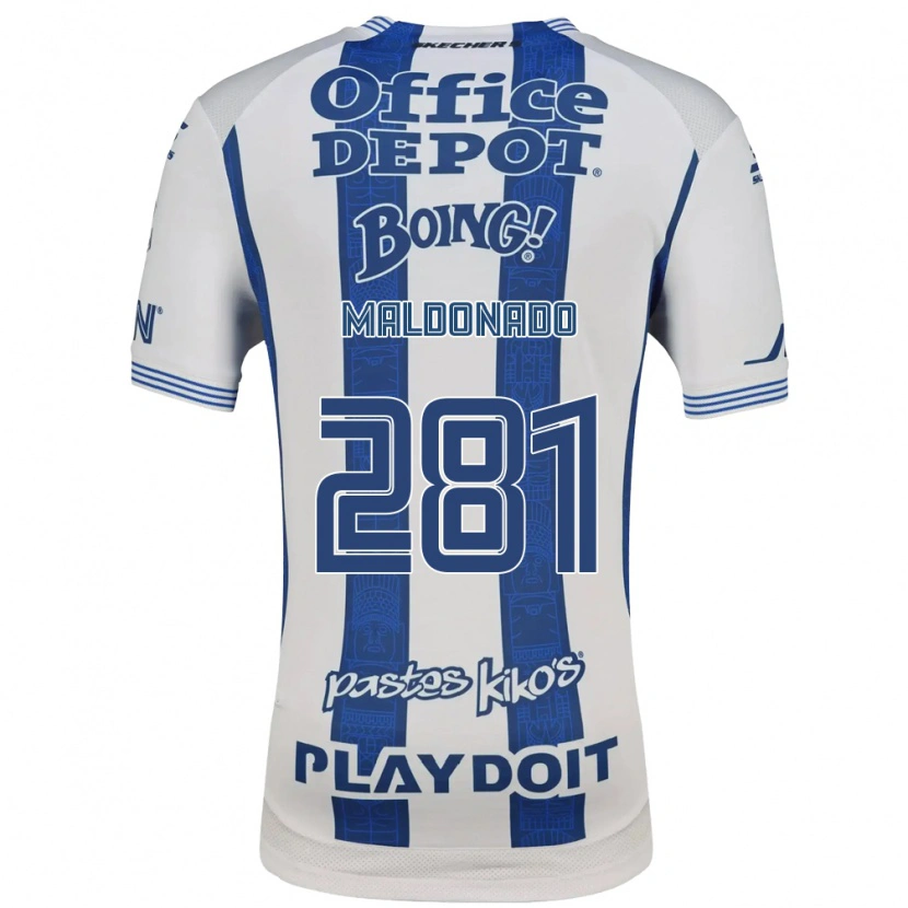 Danxen Kvinnor Iker Maldonado #281 Vit Marinblå Hemmatröja Matchtröjor 2026/27 Tröjor T-Tröja
