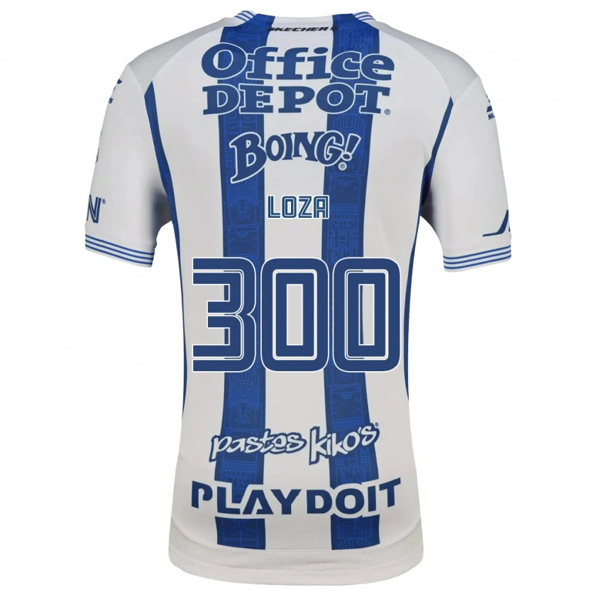 Danxen Kvinnor Santino Loza #300 Vit Marinblå Hemmatröja Matchtröjor 2026/27 Tröjor T-Tröja