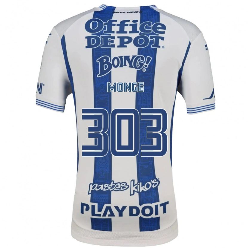 Danxen Kvinnor Abel Monge #303 Vit Marinblå Hemmatröja Matchtröjor 2026/27 Tröjor T-Tröja